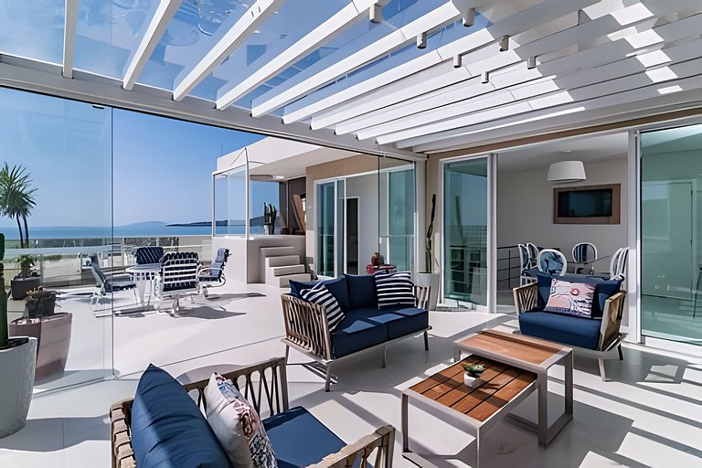 Duplex Frente ao Mar com Jacuzzi