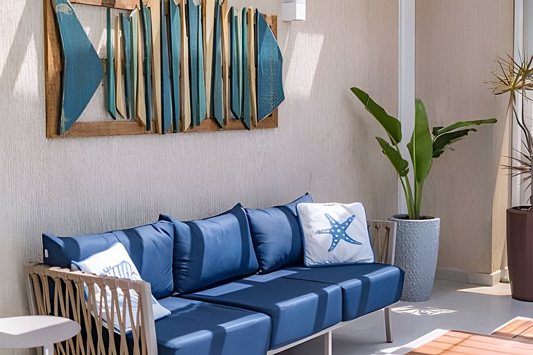 Duplex Frente ao Mar com Jacuzzi
