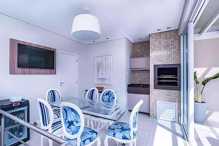 Duplex Frente ao Mar com Jacuzzi