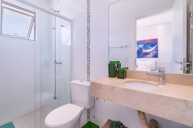 Duplex Frente ao Mar com Jacuzzi