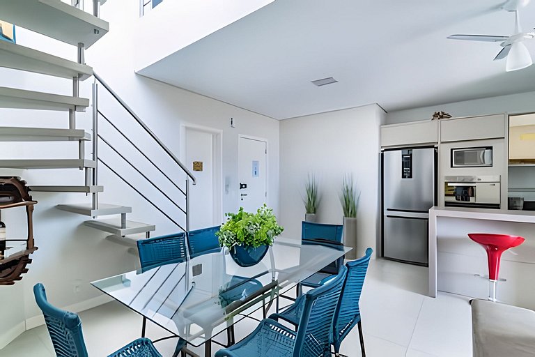 Duplex Frente ao Mar com Jacuzzi