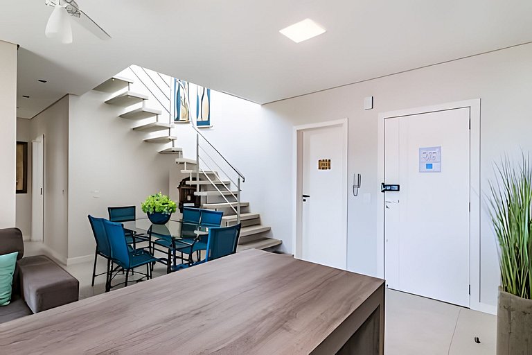 Duplex Frente ao Mar com Jacuzzi