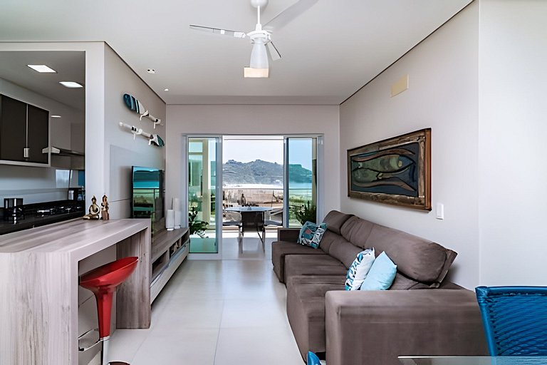 Duplex Frente ao Mar com Jacuzzi