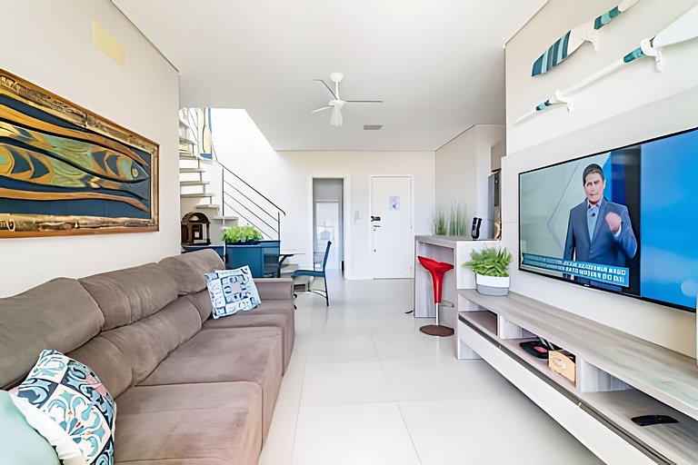 Duplex Frente ao Mar com Jacuzzi