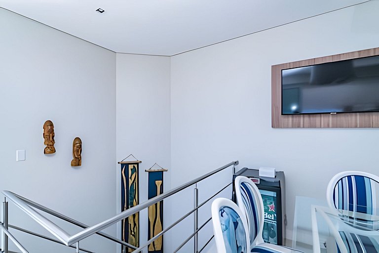 Duplex Frente ao Mar com Jacuzzi