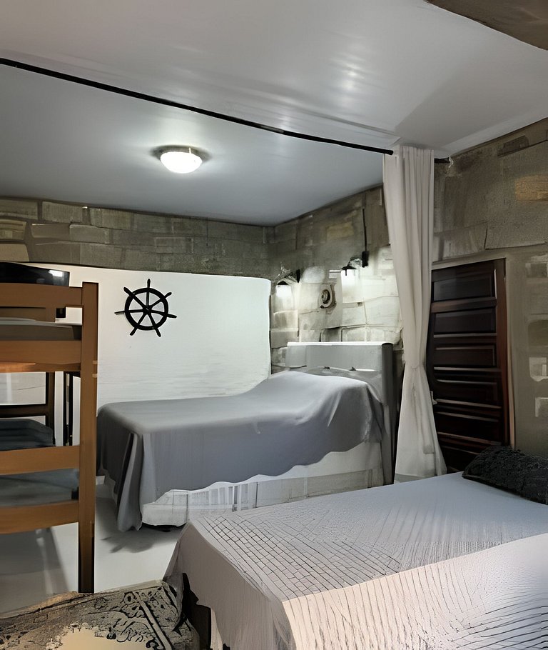 Casa c/Jacuzzi a 50m da praia