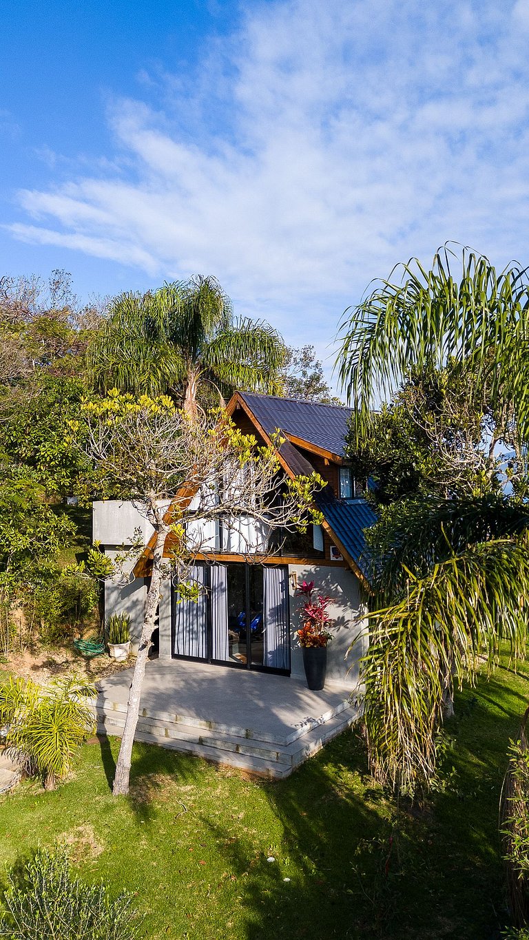 Cabana vista mar em Bombinhas