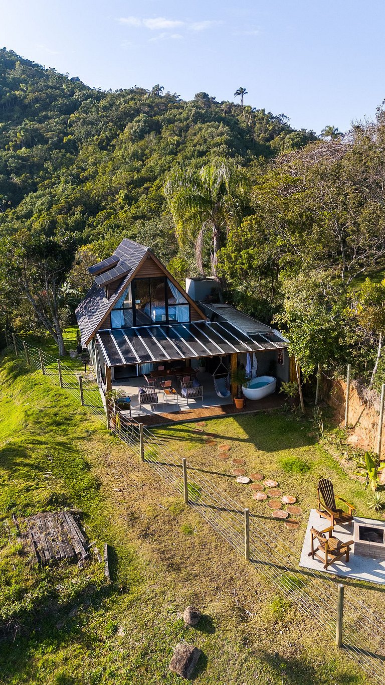 Cabana vista mar em Bombinhas