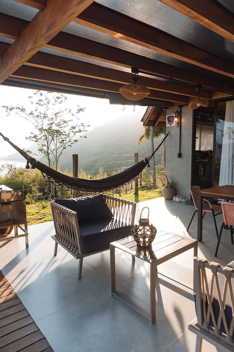 Cabana vista mar em Bombinhas