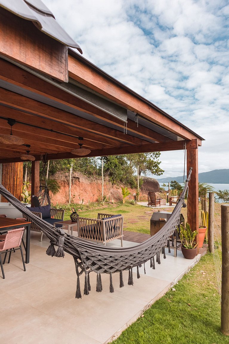 Cabana vista mar em Bombinhas