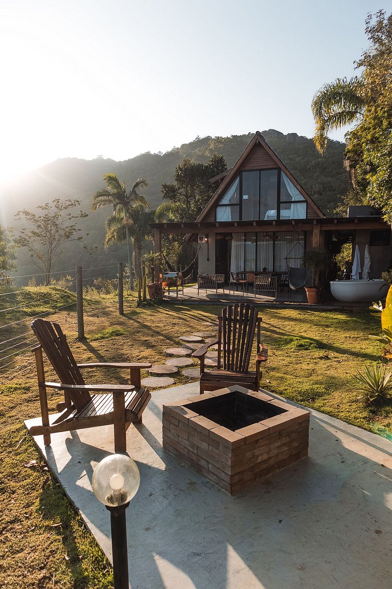 Cabana vista mar em Bombinhas