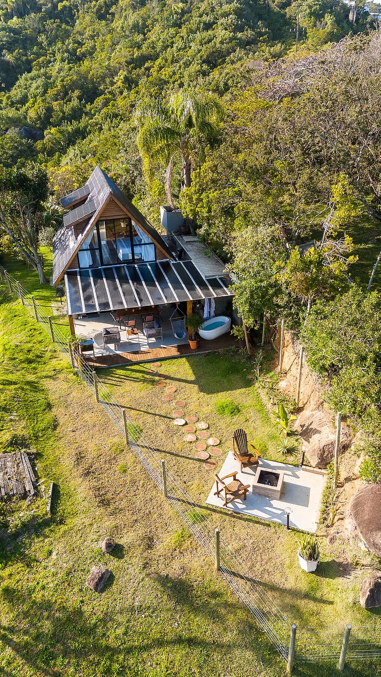 Cabana vista mar em Bombinhas